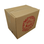 Caja Pisquera Navideña Kraft 310x230x310 mm - Regalo, mercaderia, empresas, aguinaldo - Imagen 2
