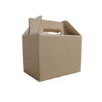 Caja Lonchera Kraft Autoarmable 220x150x165 mm - Ecológica para Delivery de Comida - Imagen 3