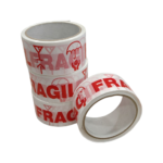 Cinta Adhesiva Frágil 48x40 mm - Advertencia de Contenido Delicado - Imagen 4