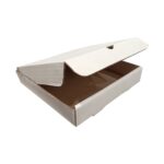 Caja Pizza 240x240x45 mm Blanca - Higiene Visual para Alimentos