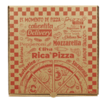 Caja Pizza 320x320 mm Impresa Genérica - Lista para Usar Estándar