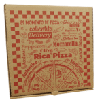 Caja Pizza 350x350 mm Impresa Genérica - Lista para Usar Profesional