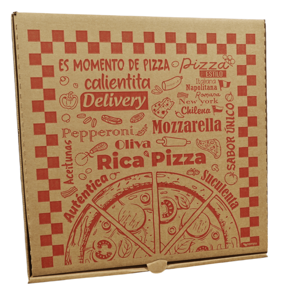 pizza-generica-comyu_5.png Caja Pizza 350x350 mm Impresa Genérica - Lista para Usar Profesional - Imagen 1
